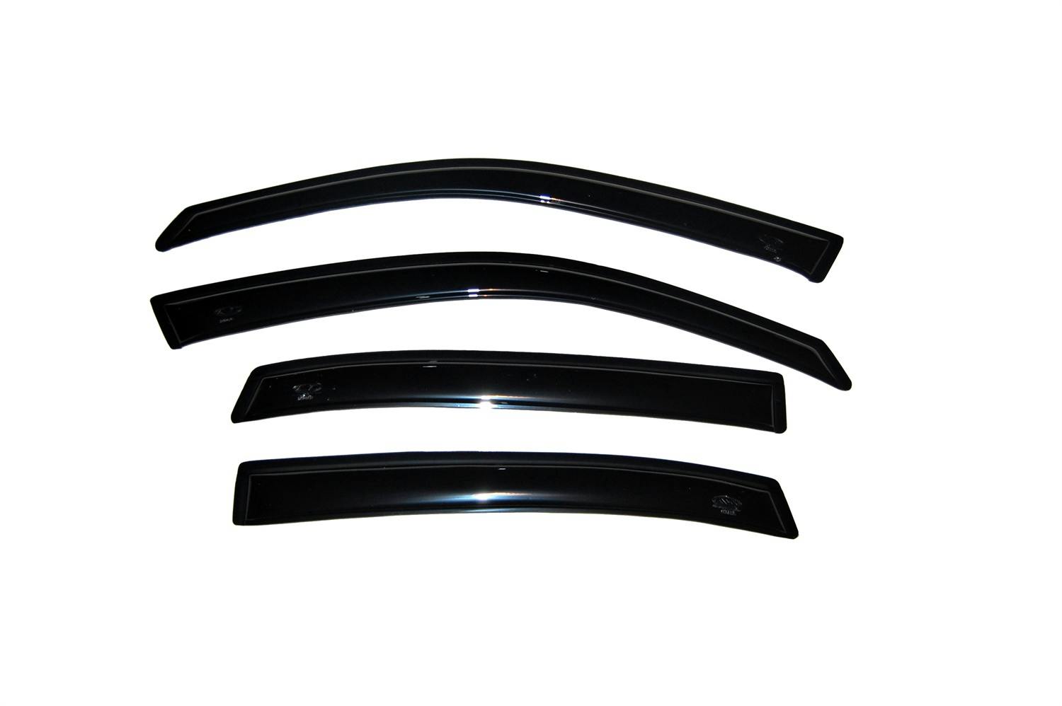 AVS 94234 Ventvisor Deflector; Smoke; Outside Mount; 4 pc.