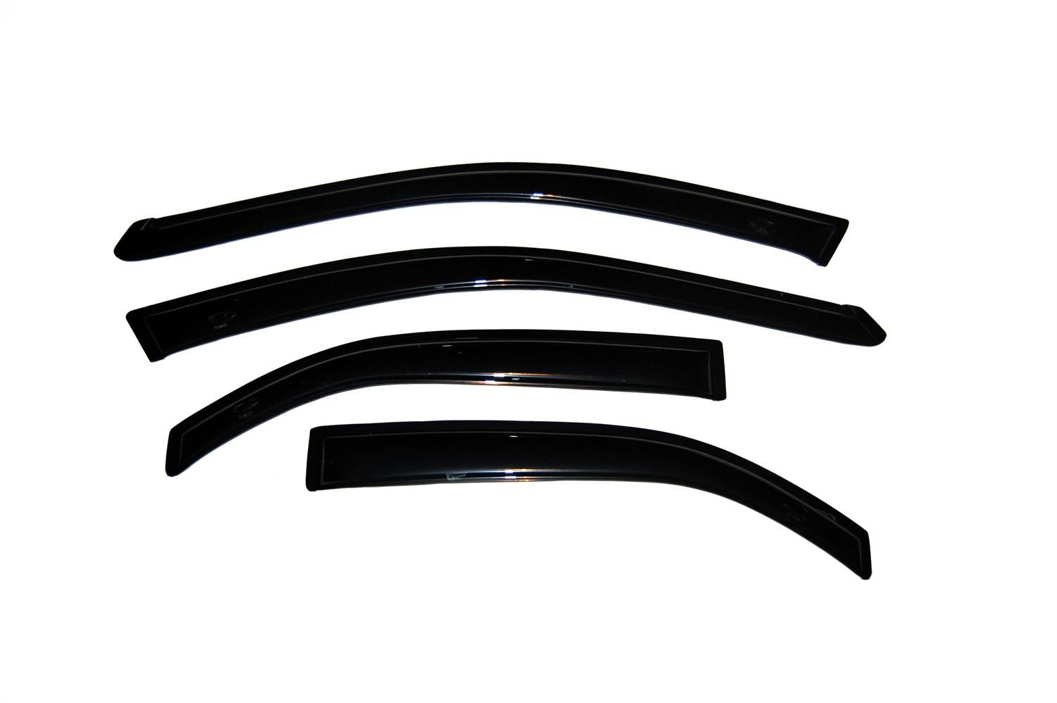 AVS 94236 Ventvisor Deflector; Smoke; Outside Mount; 4 pc.