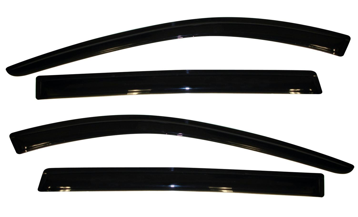 AVS 94246 Ventvisor Deflector; Smoke; Outside Mount; 4 pc.