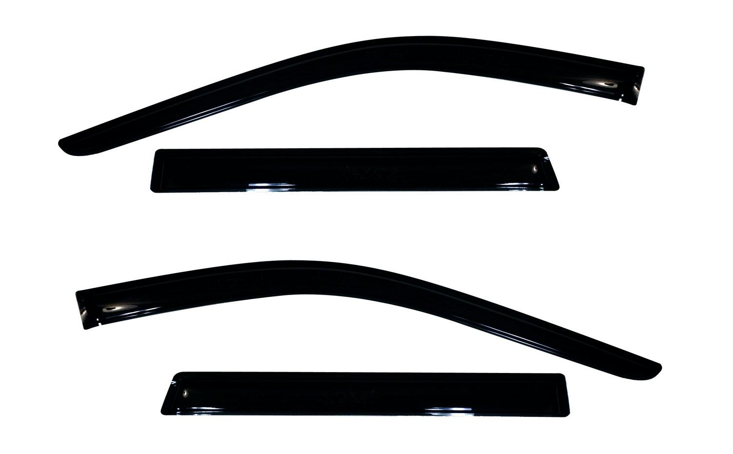 AVS 94252 Ventvisor Deflector; Smoke; Outside Mount; 4 pc.