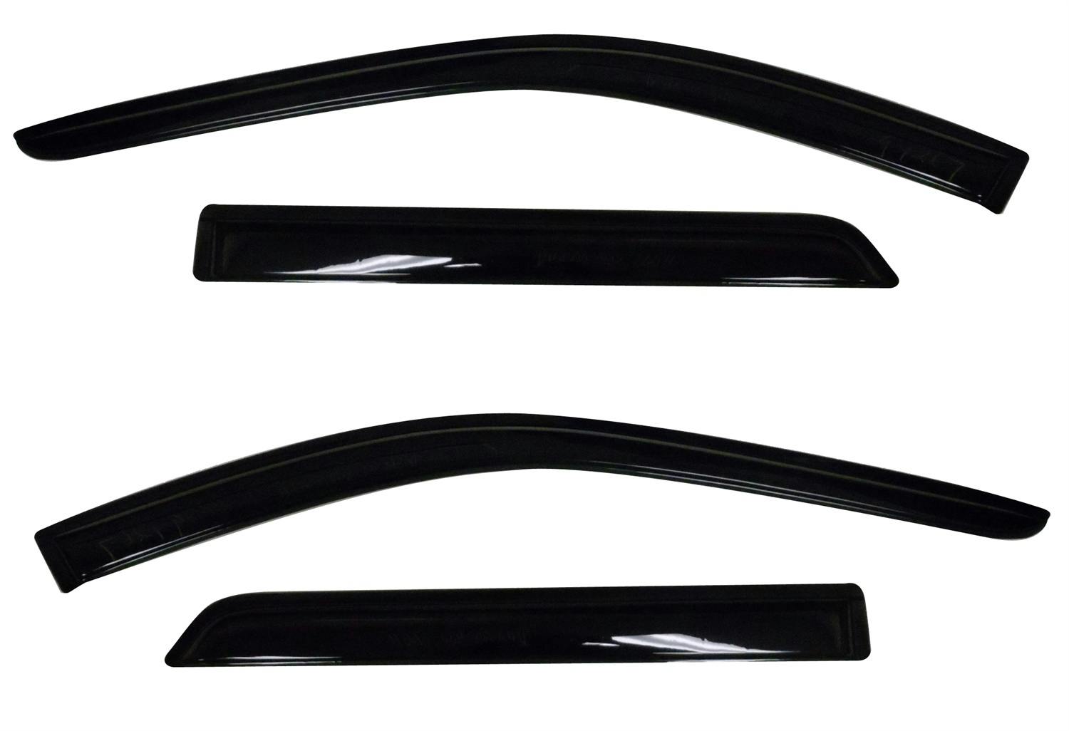AVS 94267 Ventvisor Deflector; Smoke; Outside Mount; 4 pc.