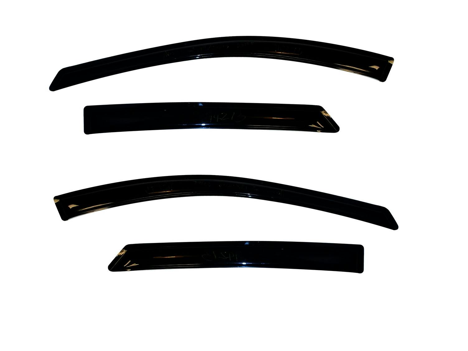 AVS 94272 Ventvisor Deflector; Smoke; Outside Mount; 4 pc.