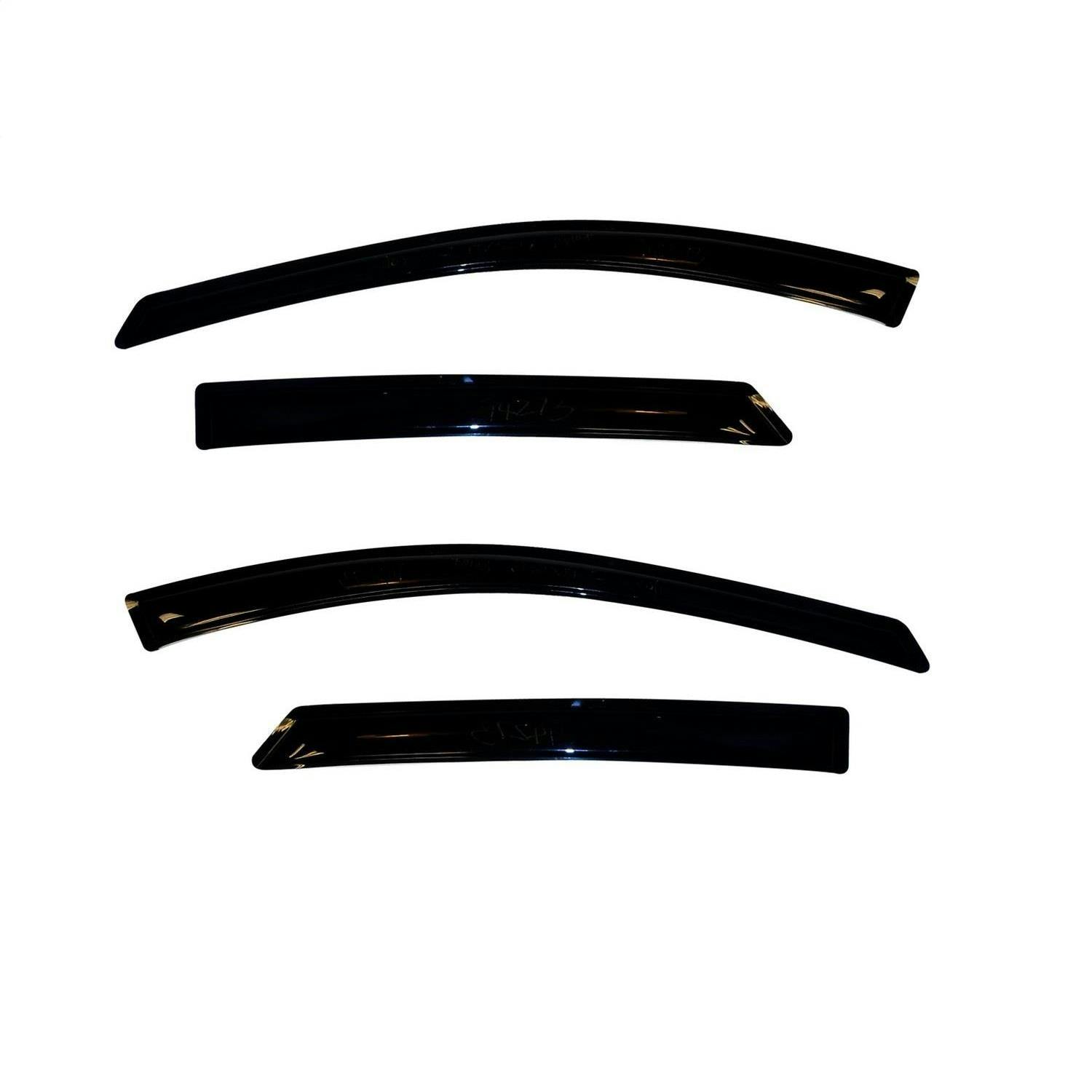 AVS 94276 Ventvisor Deflector; Smoke; Outside Mount; 4 pc.