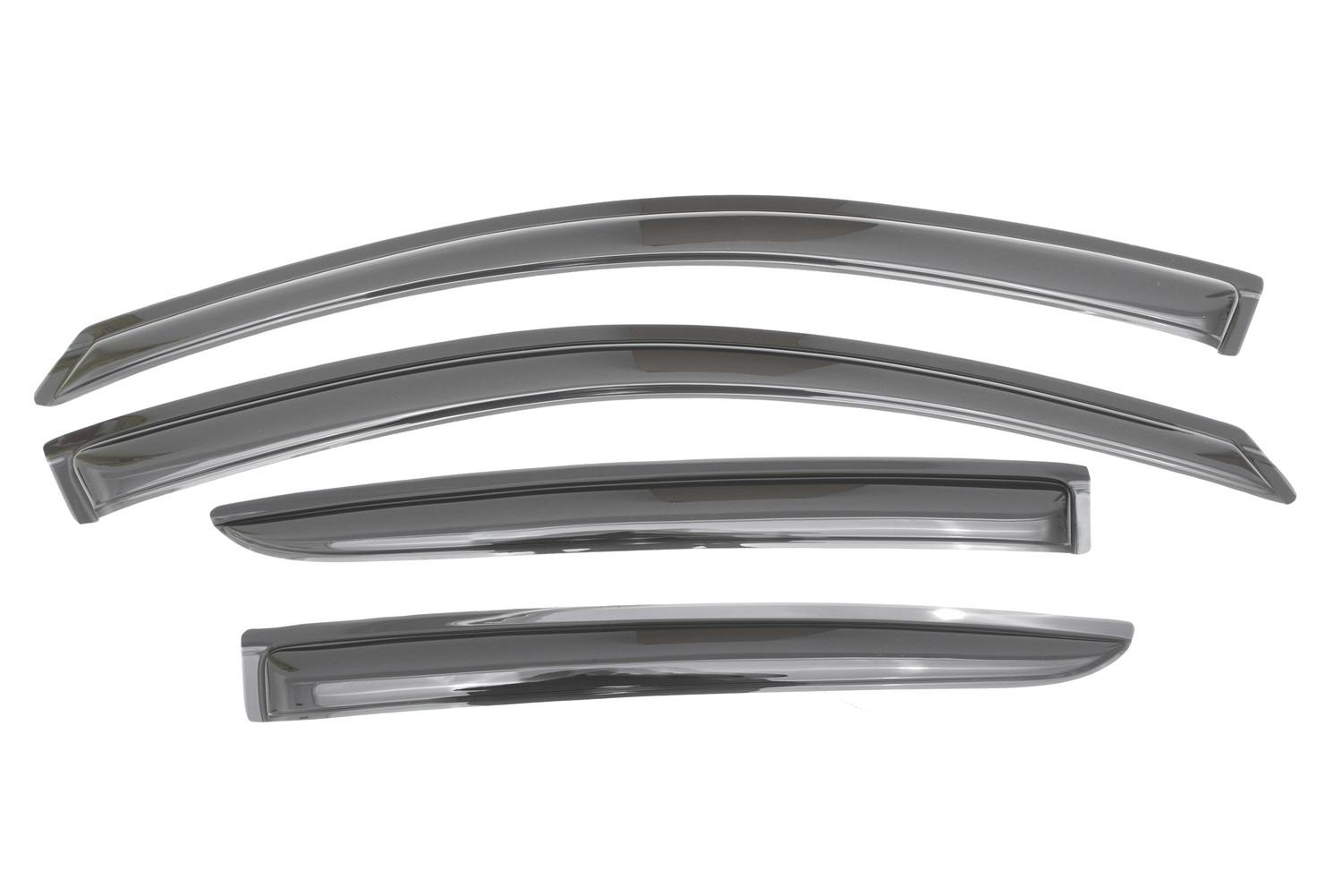 AVS 94298 Ventvisor Deflector; Smoke; Outside Mount; 4 pc.