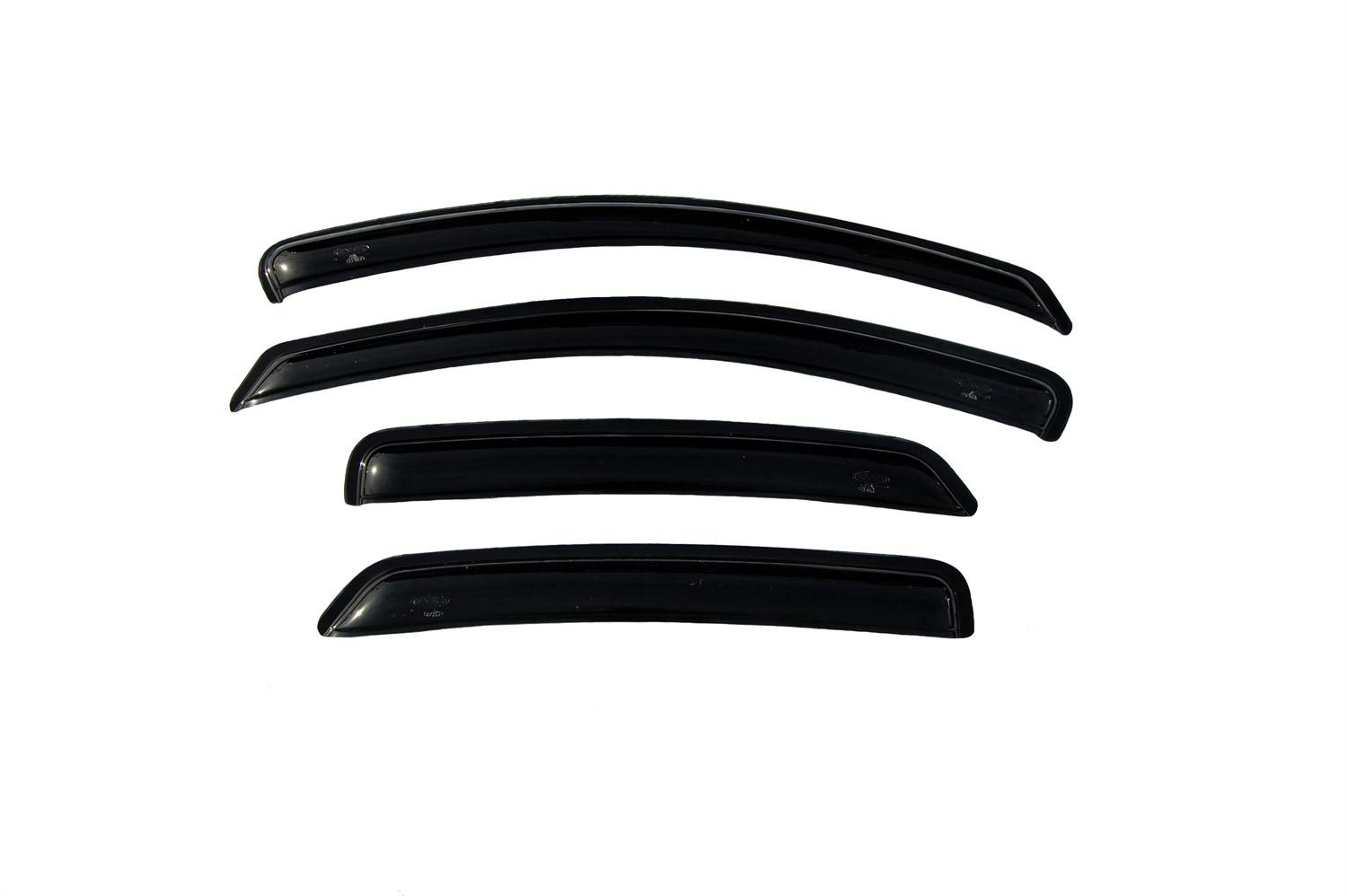 AVS 94308 Ventvisor Deflector; Smoke; Outside Mount; 4 pc.
