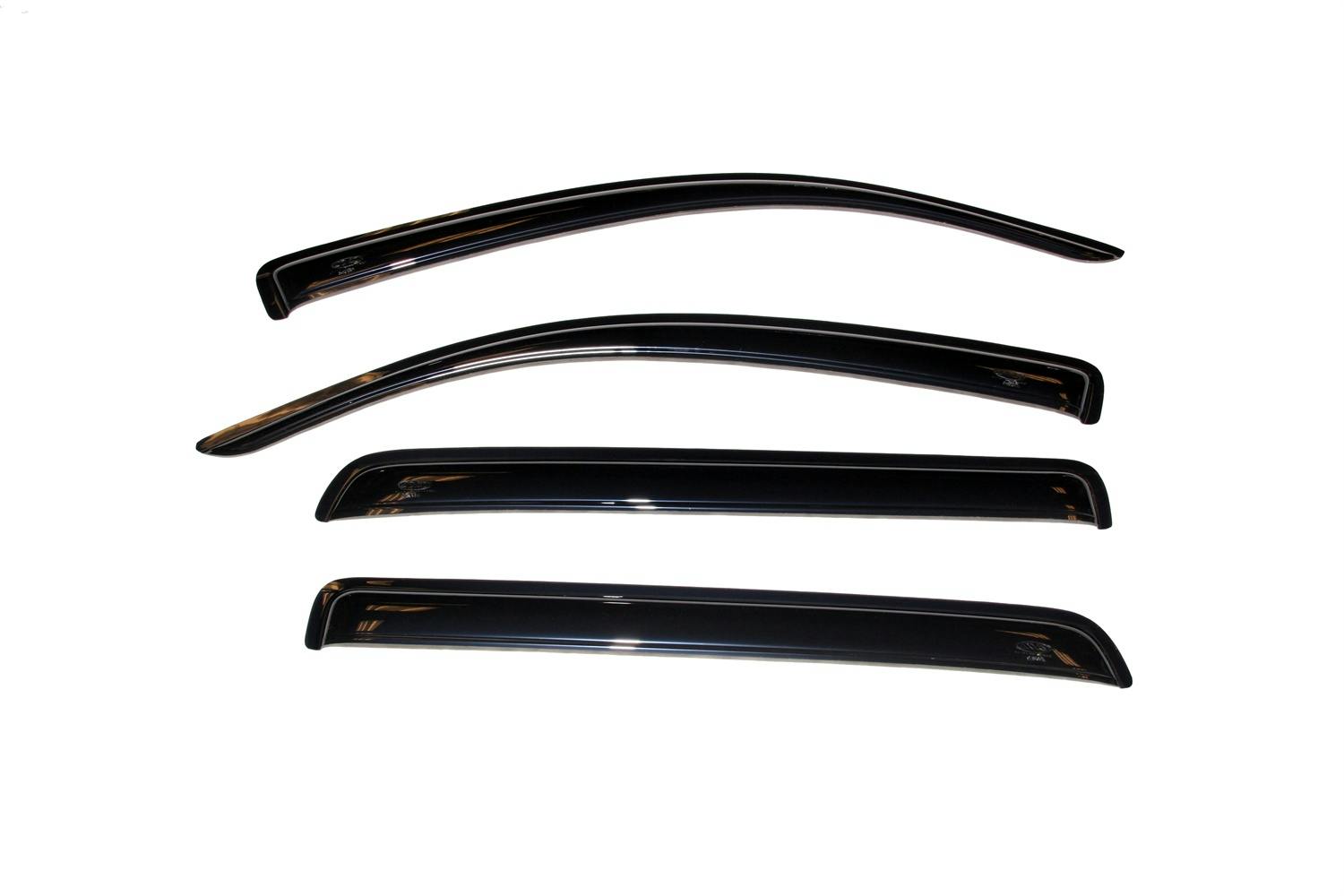 AVS 94309 Ventvisor Deflector; Smoke; Outside Mount; 4 pc.