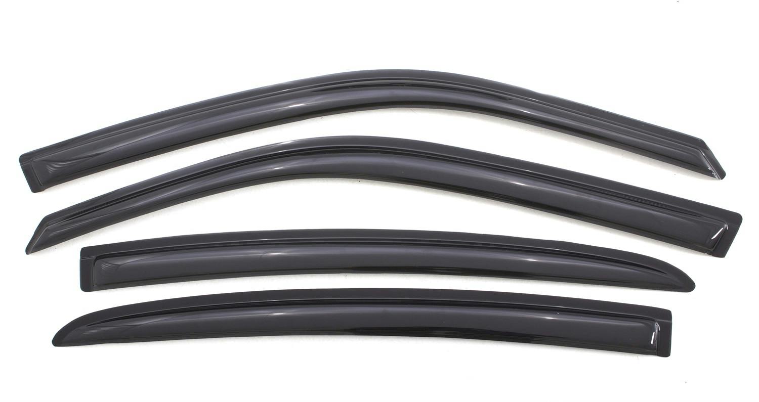 AVS 94313 Ventvisor Deflector; Smoke; Outside Mount; 4 pc.