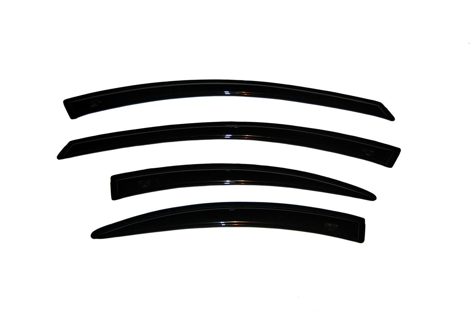 AVS 94317 Ventvisor Deflector; Smoke; Outside Mount; 4 pc.