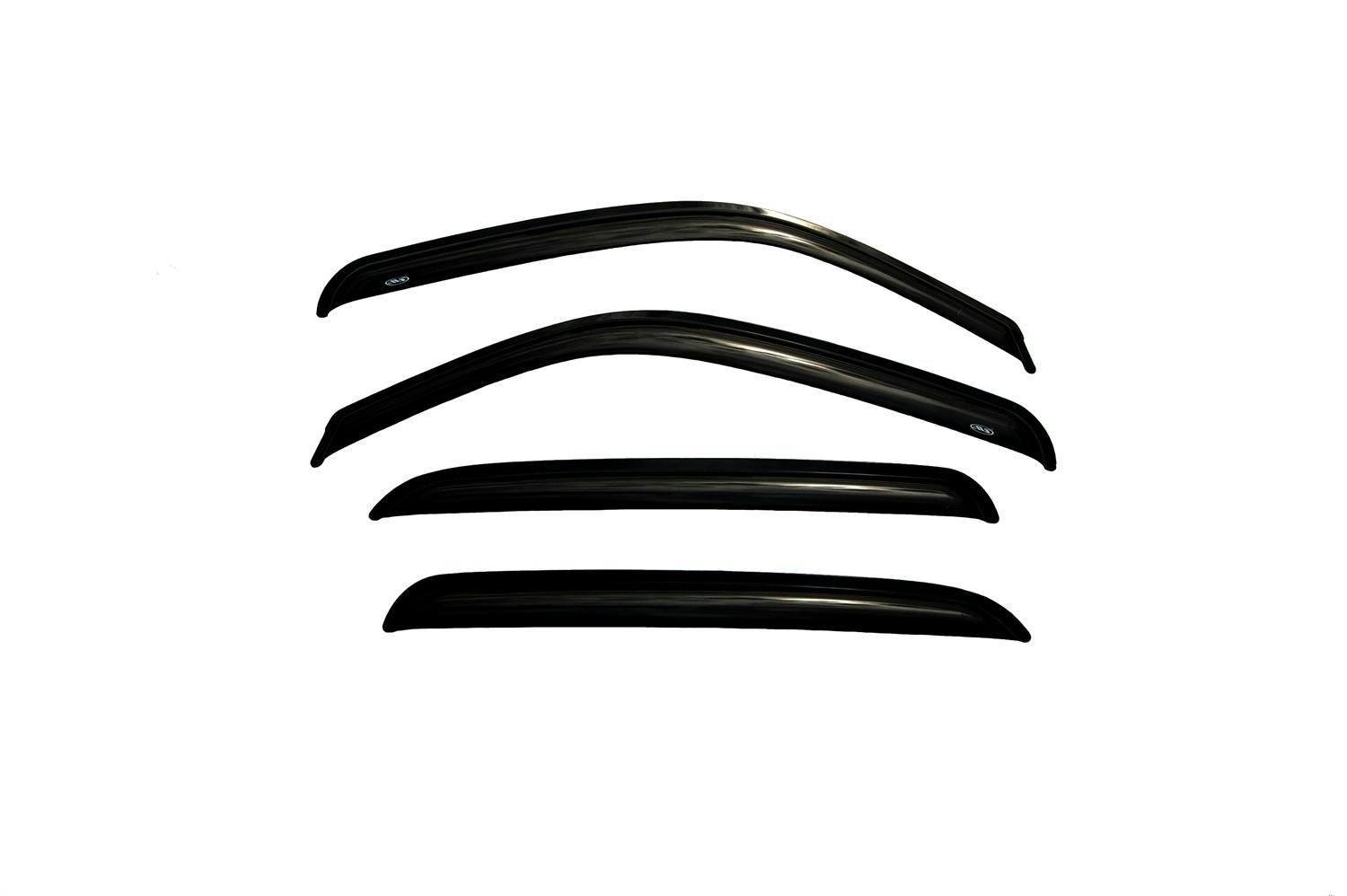 AVS 94355 Ventvisor Deflector; Smoke; Outside Mount; 4 pc.