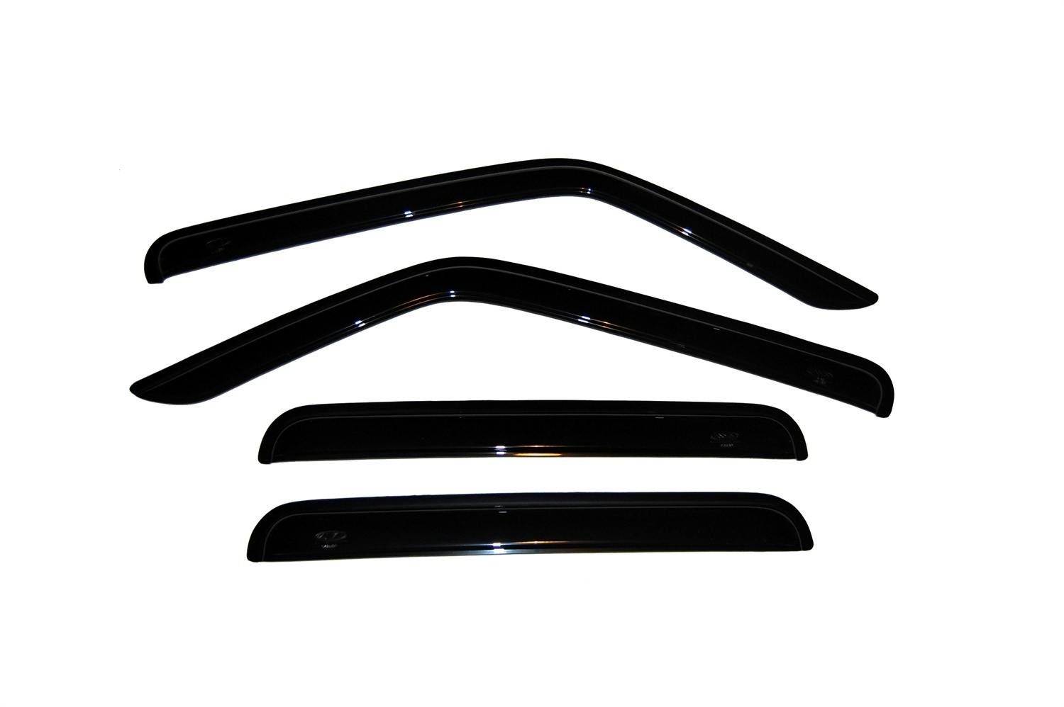 AVS 94359 Ventvisor Deflector; Smoke; Outside Mount; 4 pc.