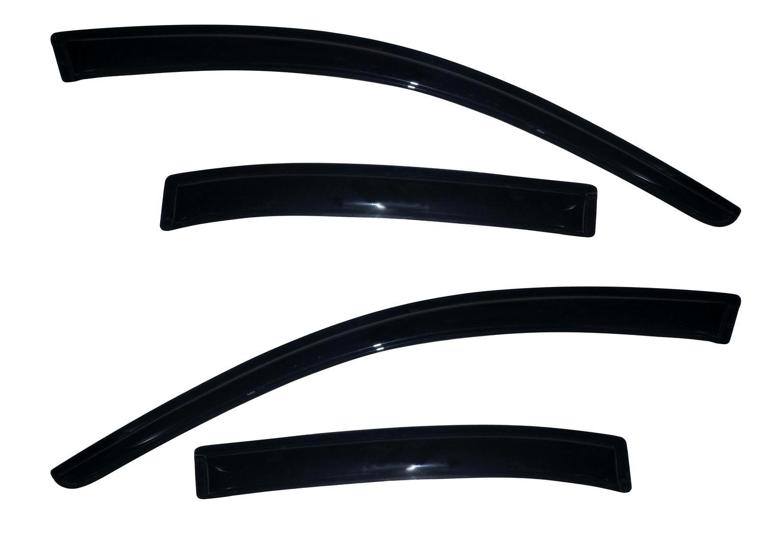 AVS 94362 Ventvisor Deflector; Smoke; Outside Mount; 4 pc.