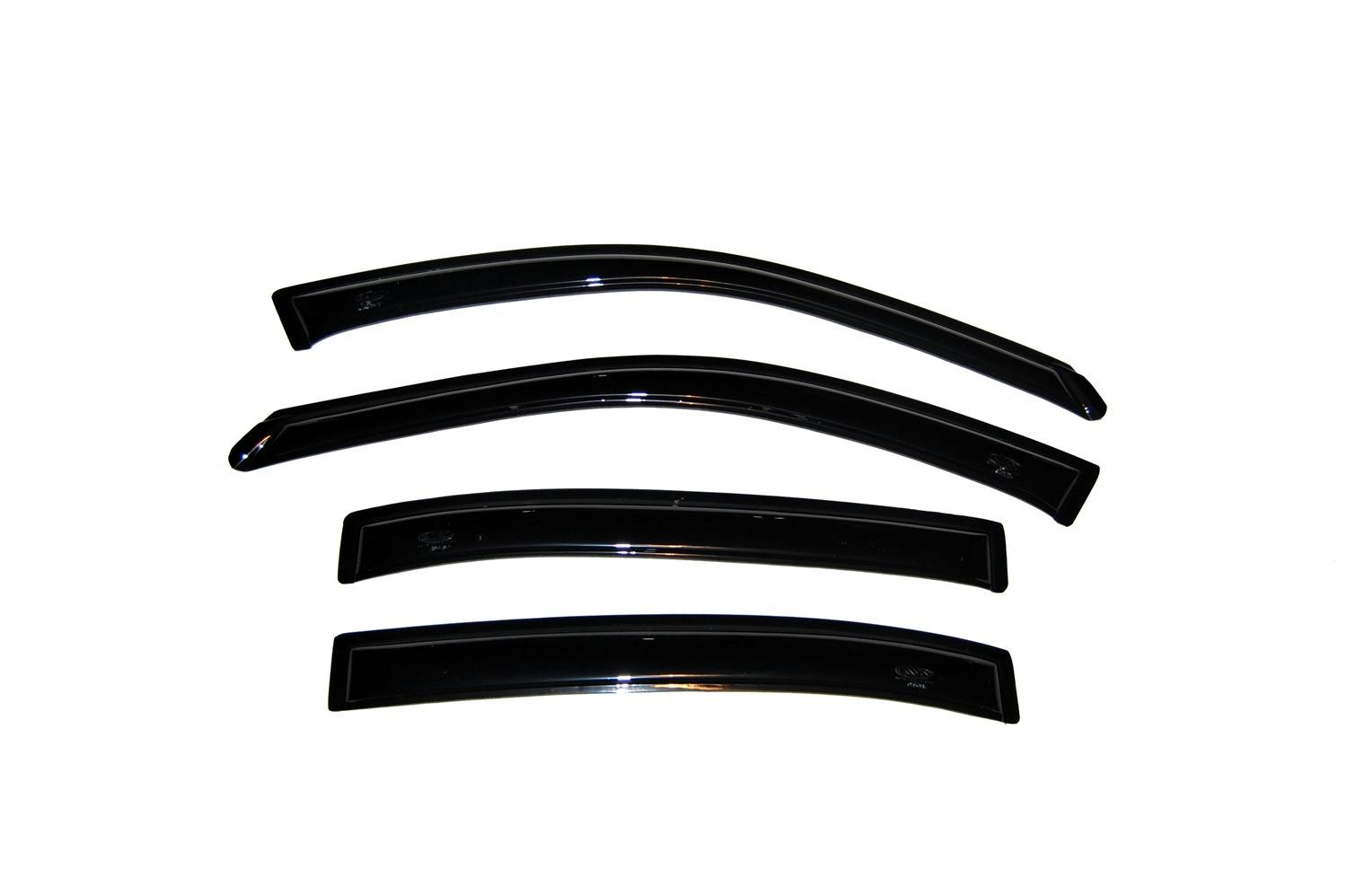AVS 94403 Ventvisor Deflector; Smoke; Outside Mount; 4 pc.