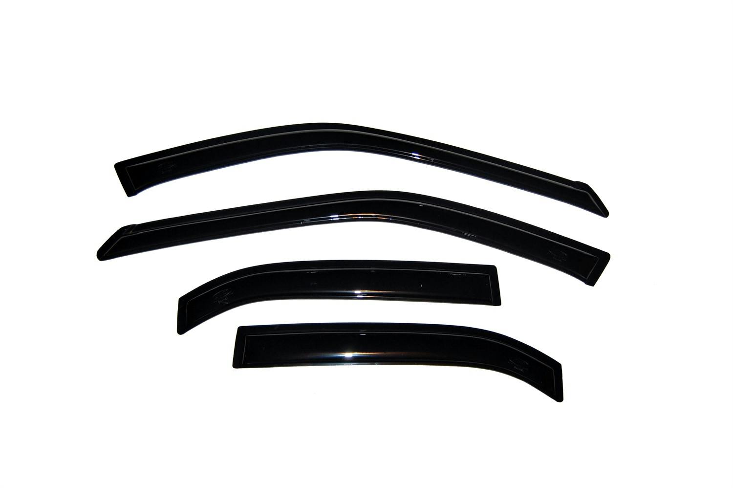 AVS 94416 Ventvisor Deflector; Smoke; Outside Mount; 4 pc.