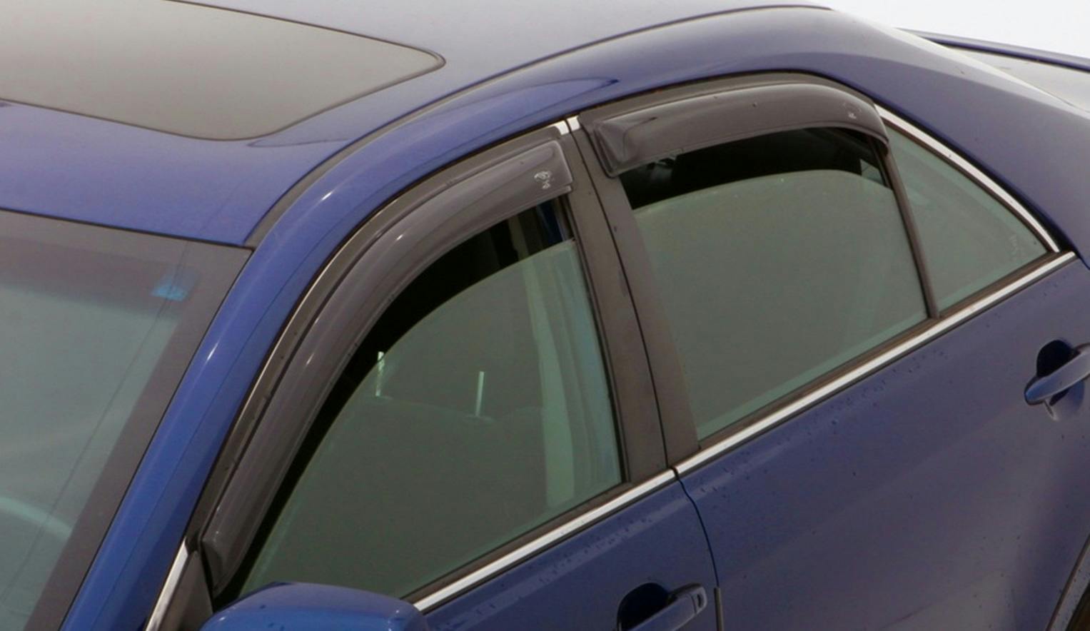 AVS 94425 Ventvisor Deflector; Smoke; Outside Mount; 4 pc.