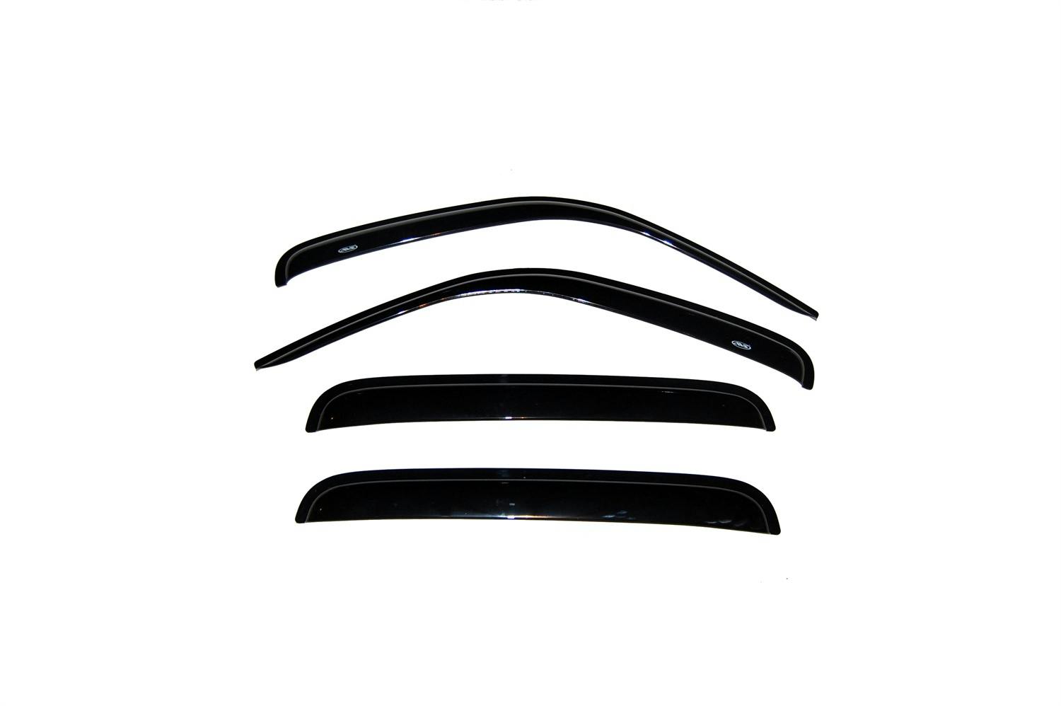 AVS 94428 Ventvisor Deflector; Smoke; Outside Mount; 4 pc.