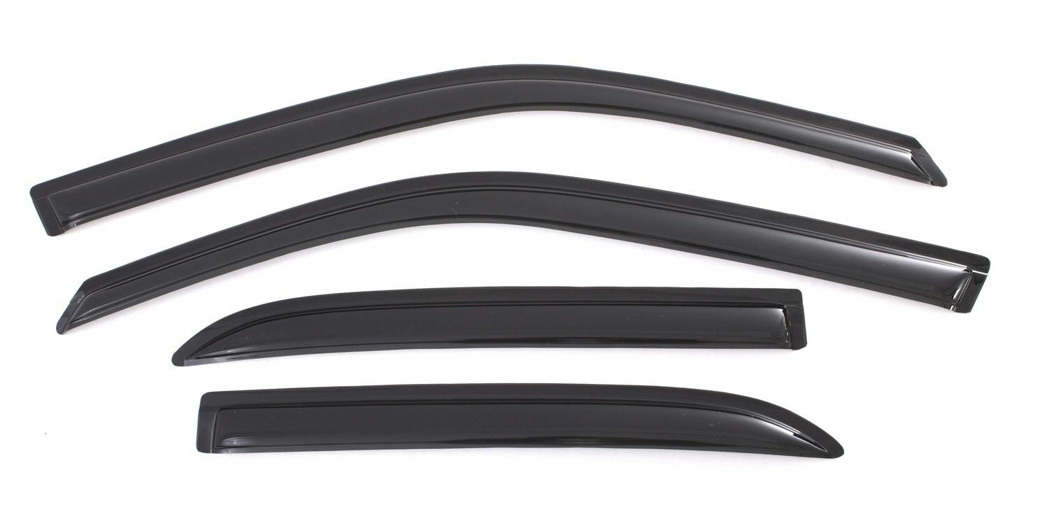 AVS 94432 Ventvisor Deflector; Smoke; Outside Mount; 4 pc.