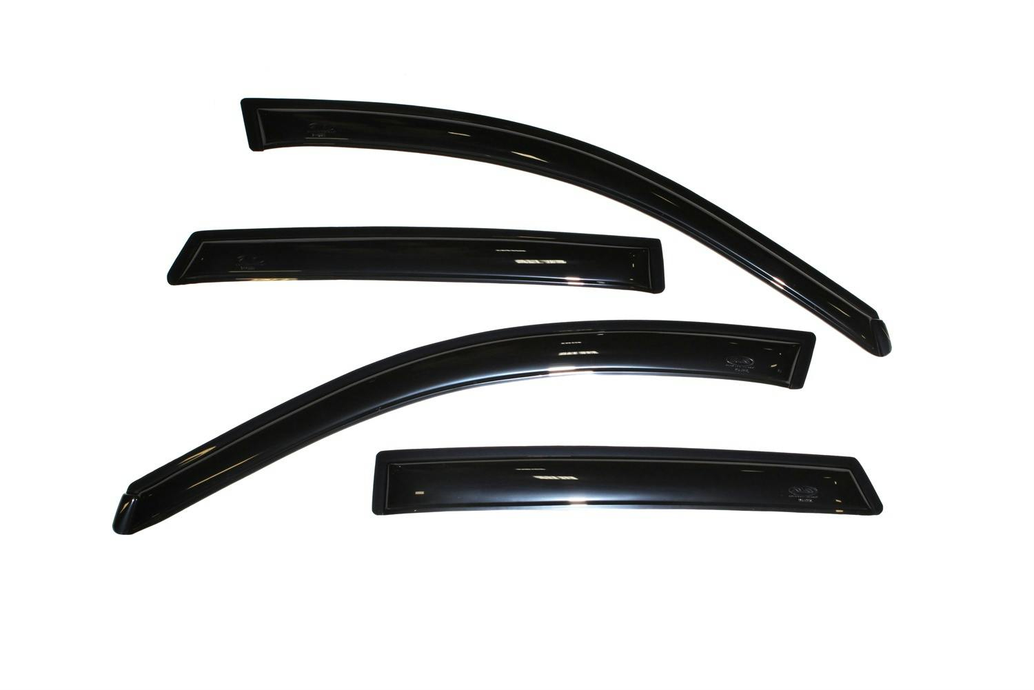 AVS 94455 Ventvisor Deflector; Smoke; Outside Mount; 4 pc.