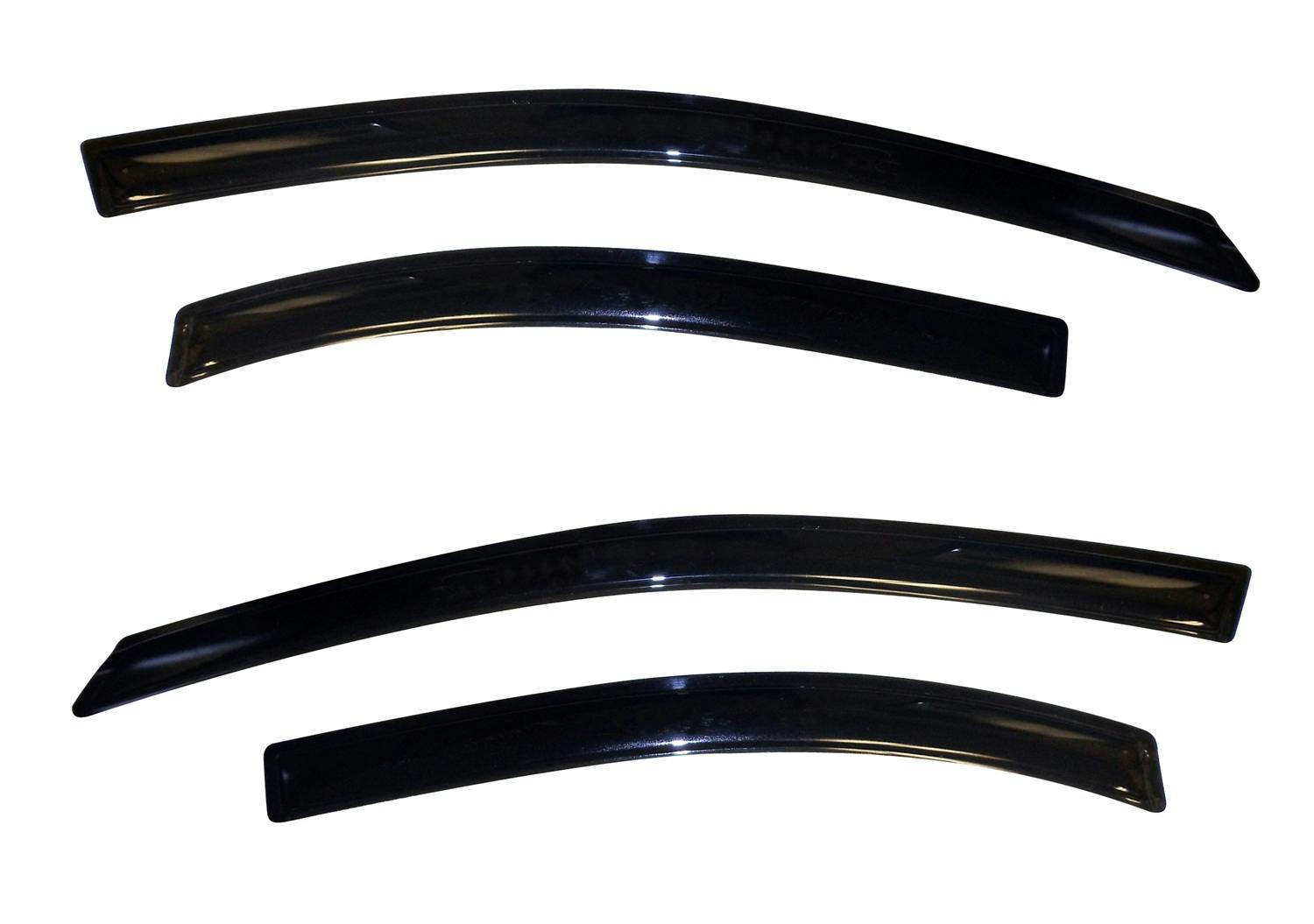 AVS 94472 Ventvisor Deflector; Smoke; Outside Mount; 4 pc.