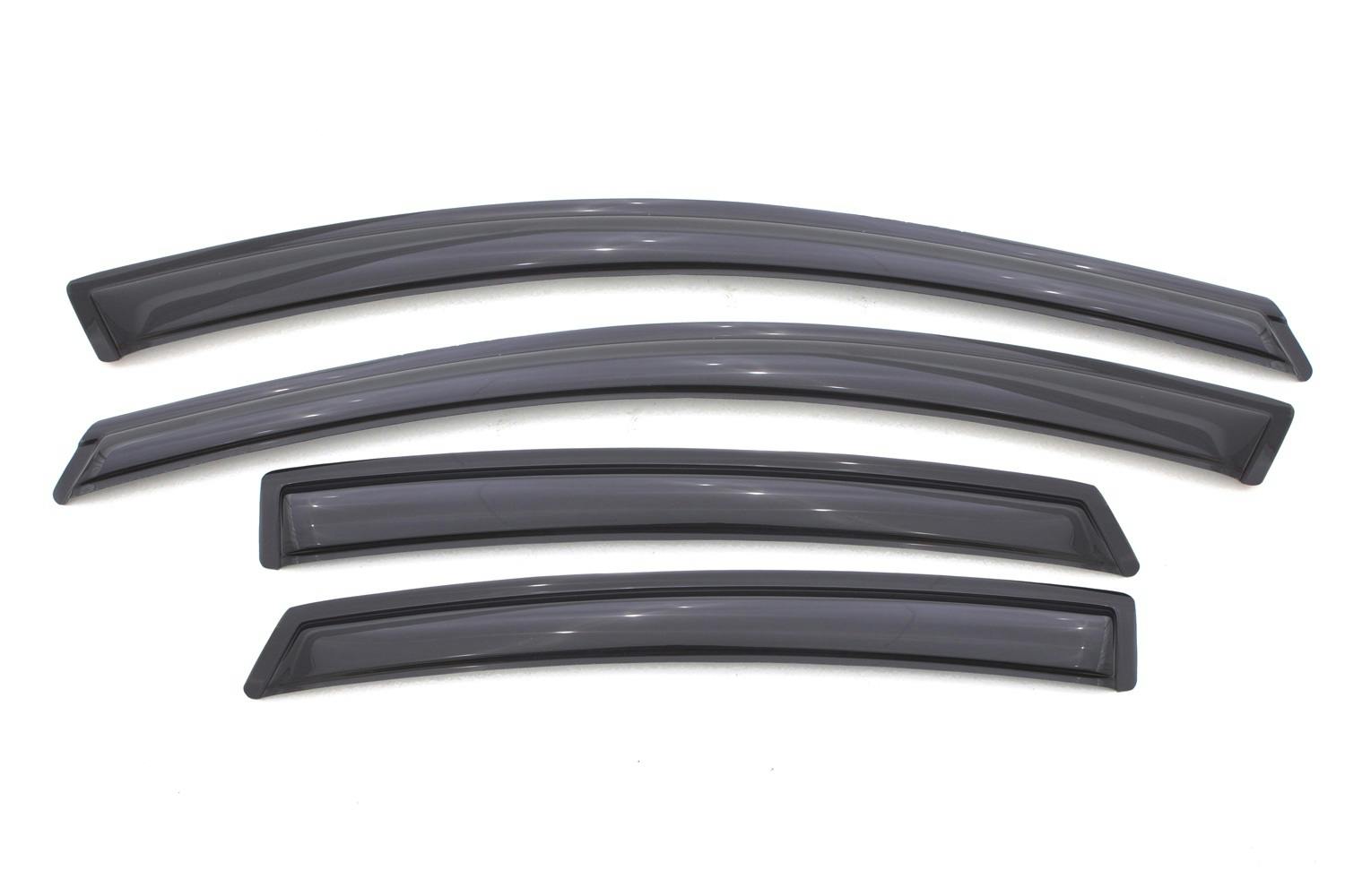 AVS 94529 Ventvisor Deflector; Smoke; Outside Mount; 4 pc.