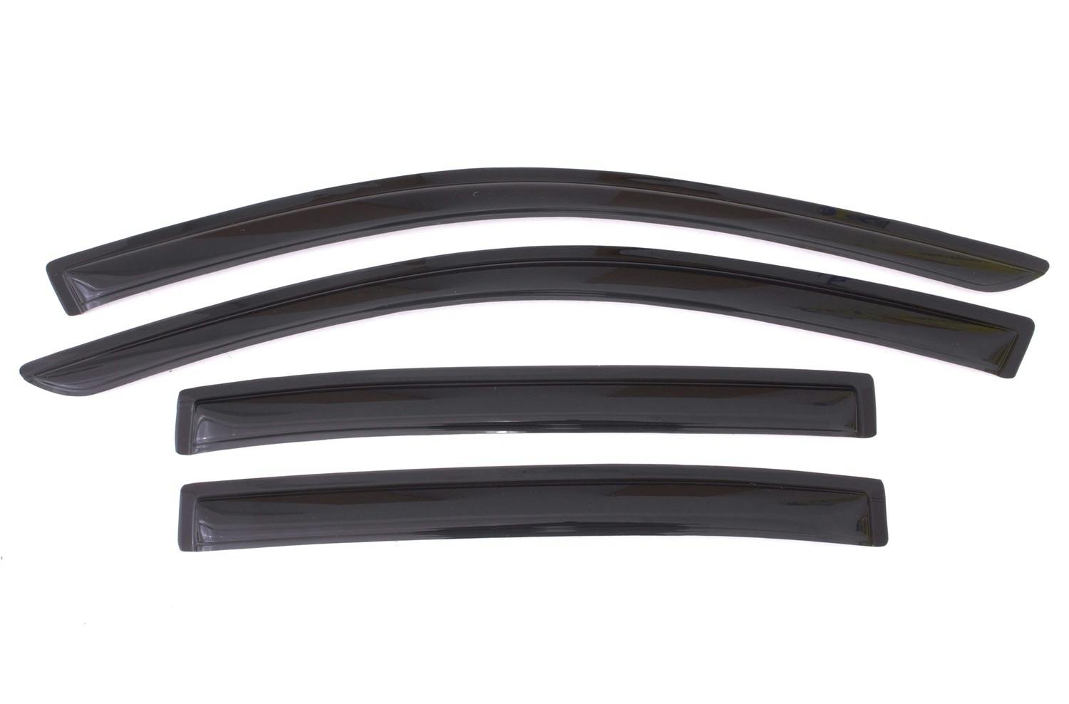 AVS 94535 Ventvisor Deflector; Smoke; Outside Mount; 4 pc.