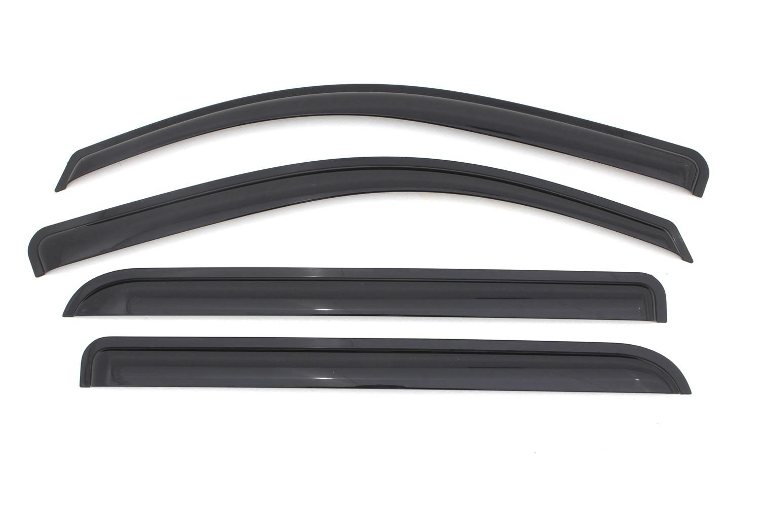 AVS 94536 Ventvisor Deflector; Smoke; Outside Mount; 4 pc.