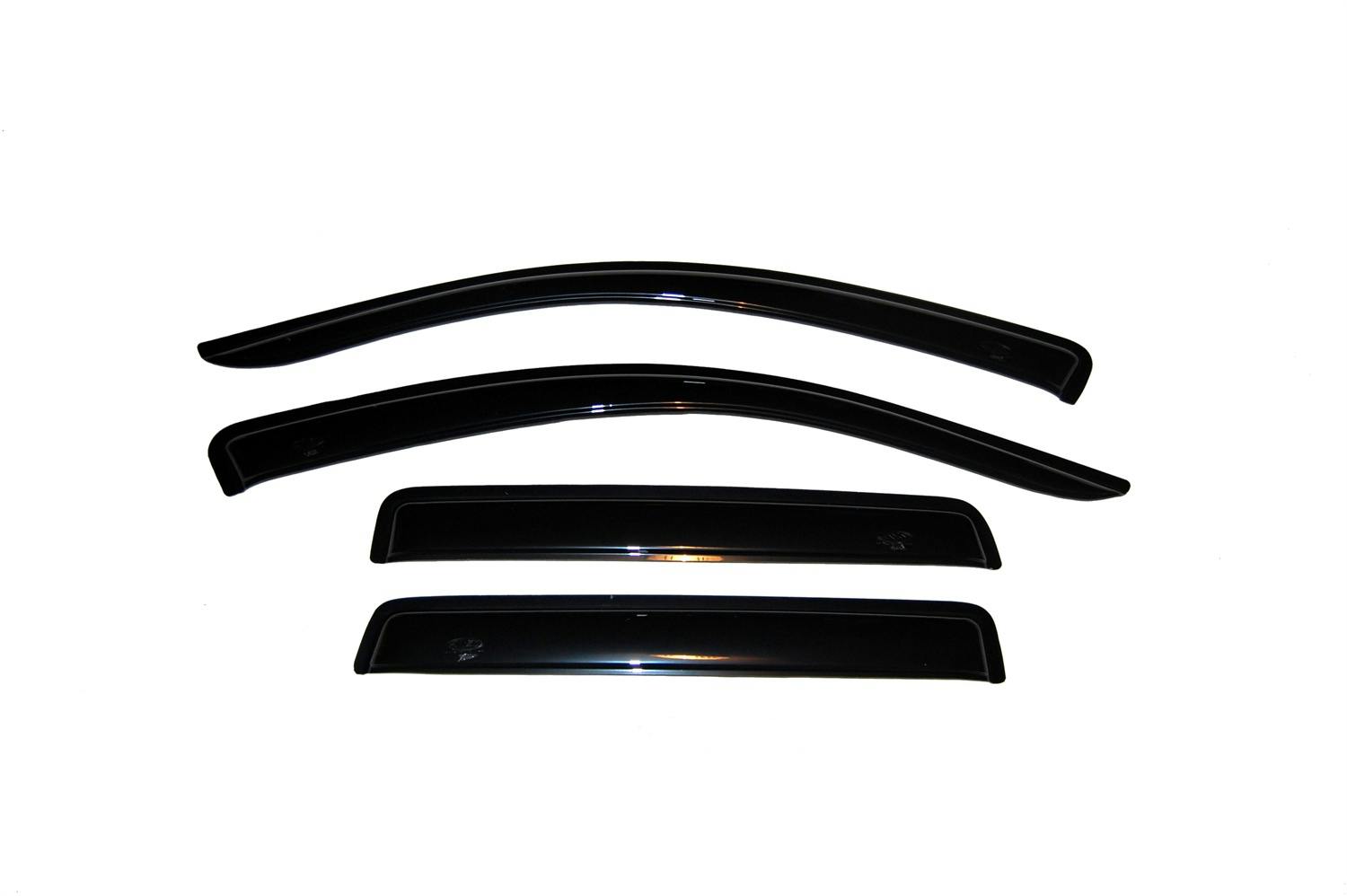 AVS 94555 Ventvisor Deflector; Smoke; Outside Mount; 4 pc.