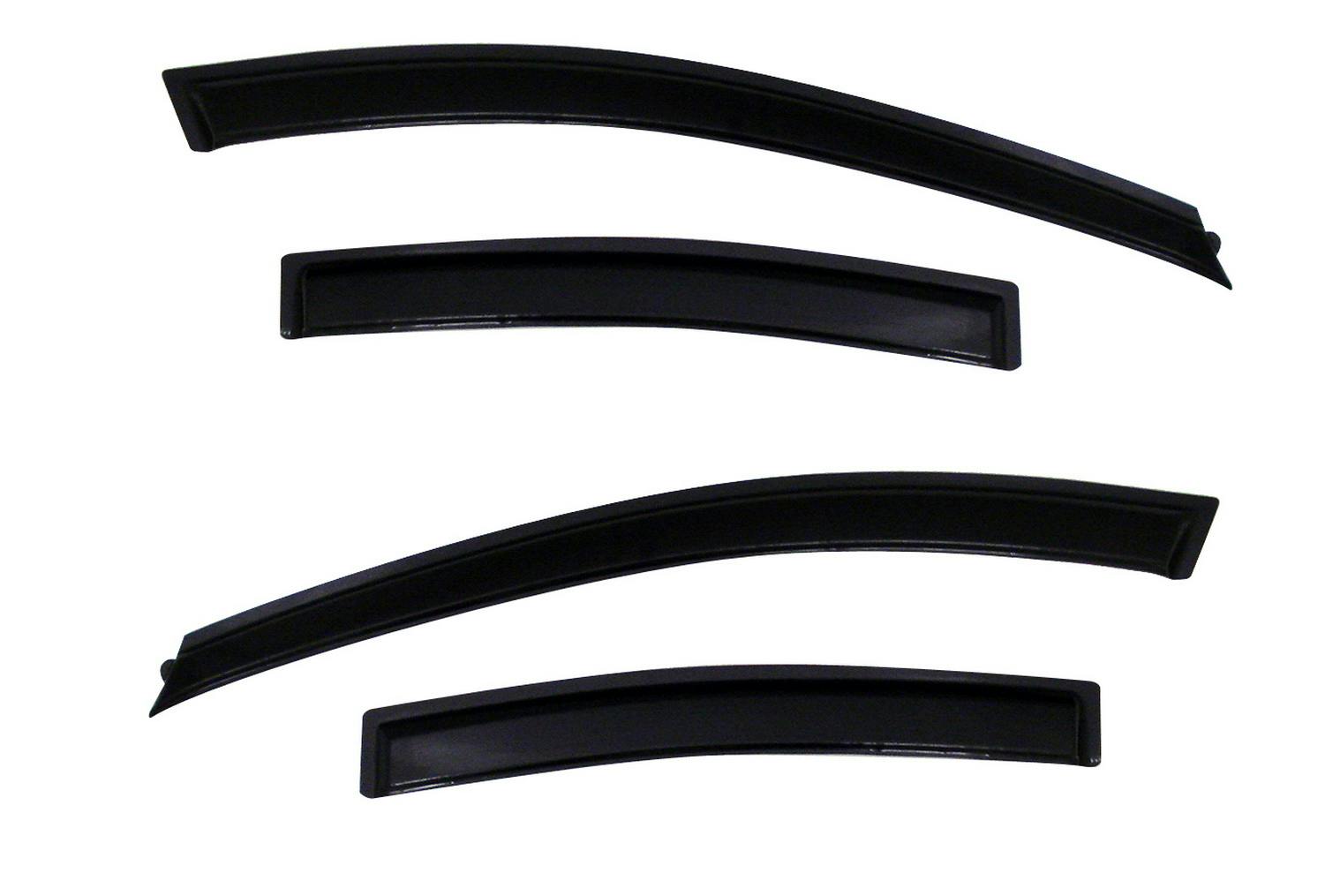 AVS 94611 Ventvisor Deflector; Smoke; Outside Mount; 4 pc.