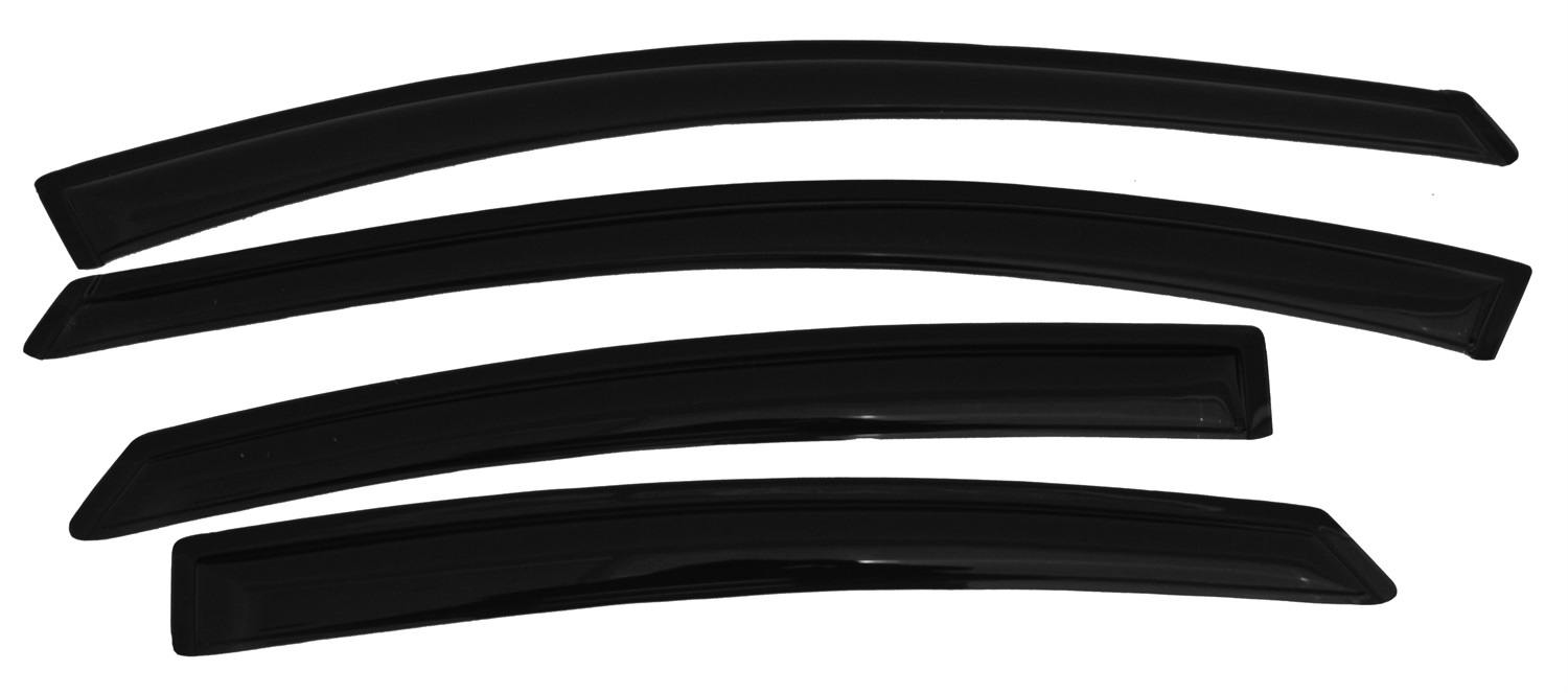 AVS 94615 Ventvisor Deflector; Smoke; Outside Mount; 4 pc.