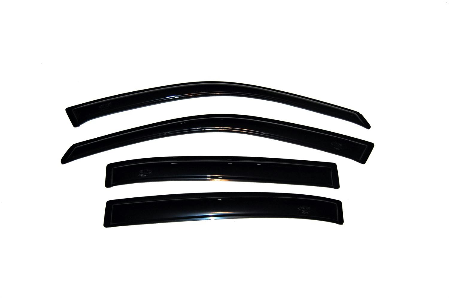 AVS 94621 Ventvisor Deflector; Smoke; Outside Mount; 4 pc.
