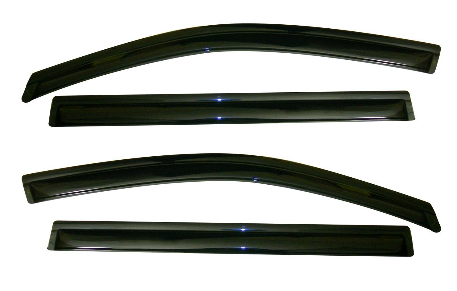 AVS 94630 Ventvisor Deflector; Smoke; Outside Mount; 4 pc.