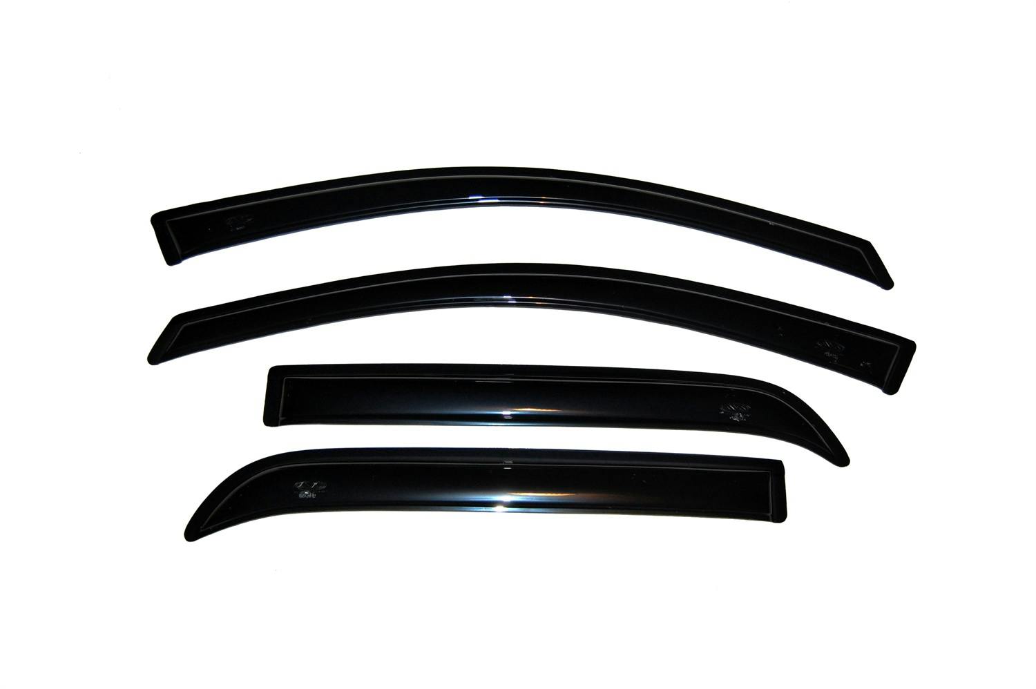 AVS 94632 Ventvisor Deflector; Smoke; Outside Mount; 4 pc.