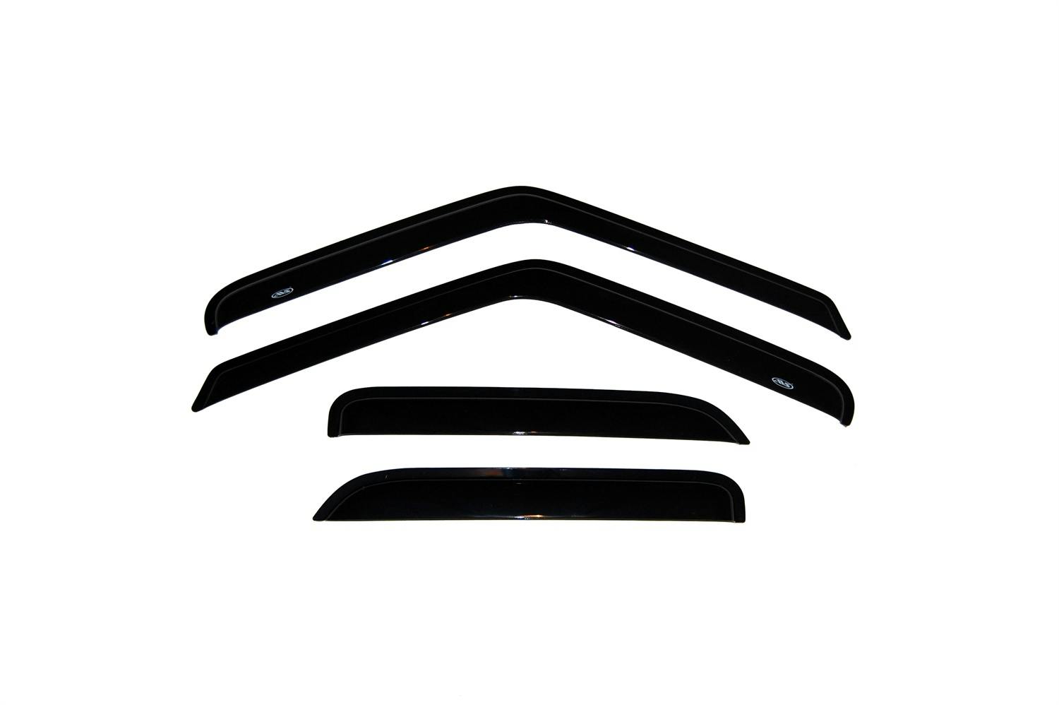 AVS 94644 Ventvisor Deflector; Smoke; Outside Mount; 4 pc.