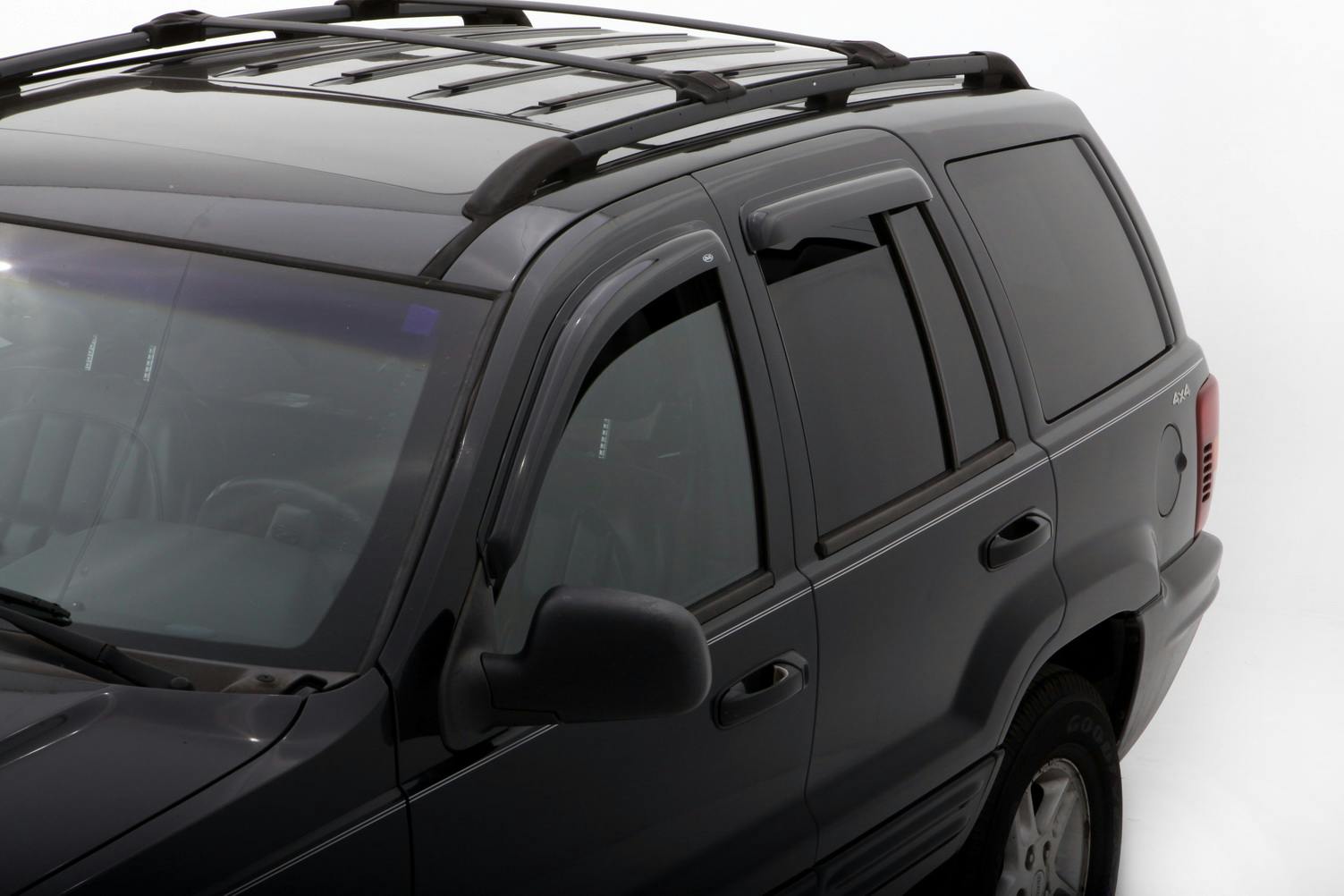 AVS 94650 Ventvisor Deflector; Smoke; Outside Mount; 4 pc.
