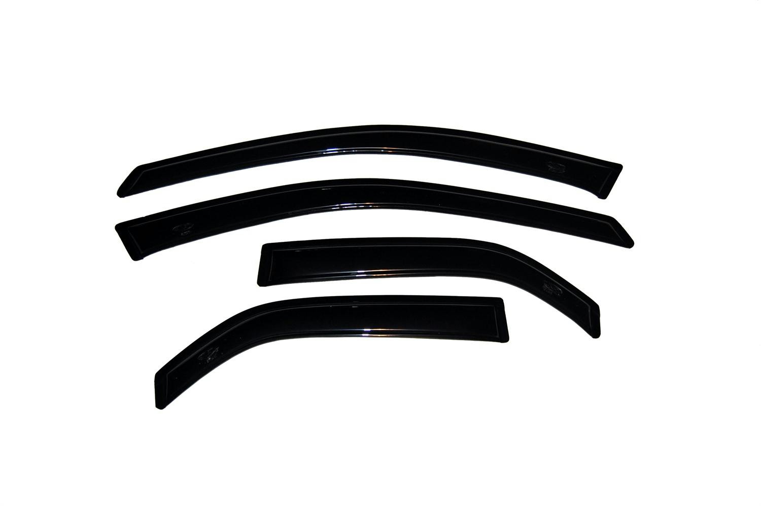AVS 94654 Ventvisor Deflector; Smoke; Outside Mount; 4 pc.