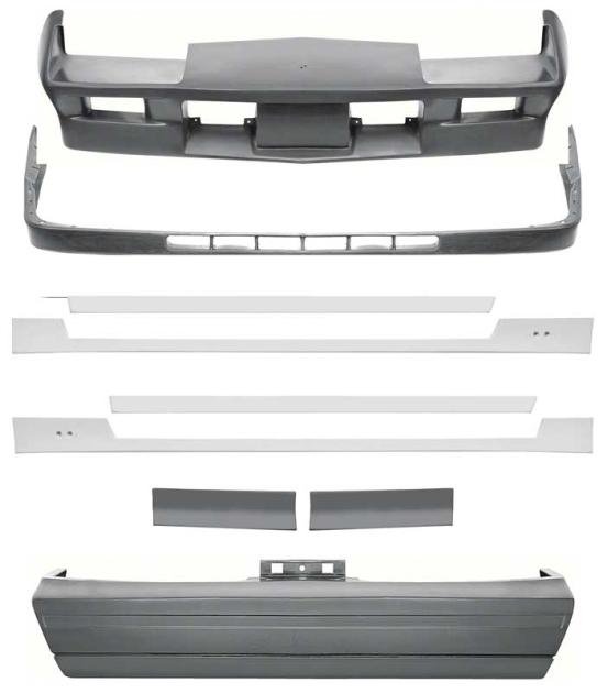 1982-84 Camaro Z28, Complete Ground Effects Kit, 9 Piece Set