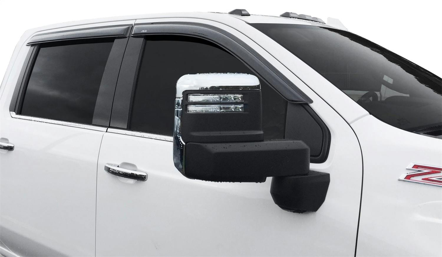 AVS 94731 Ventvisor Deflector; Smoke; Outside Mount; 4 pc.