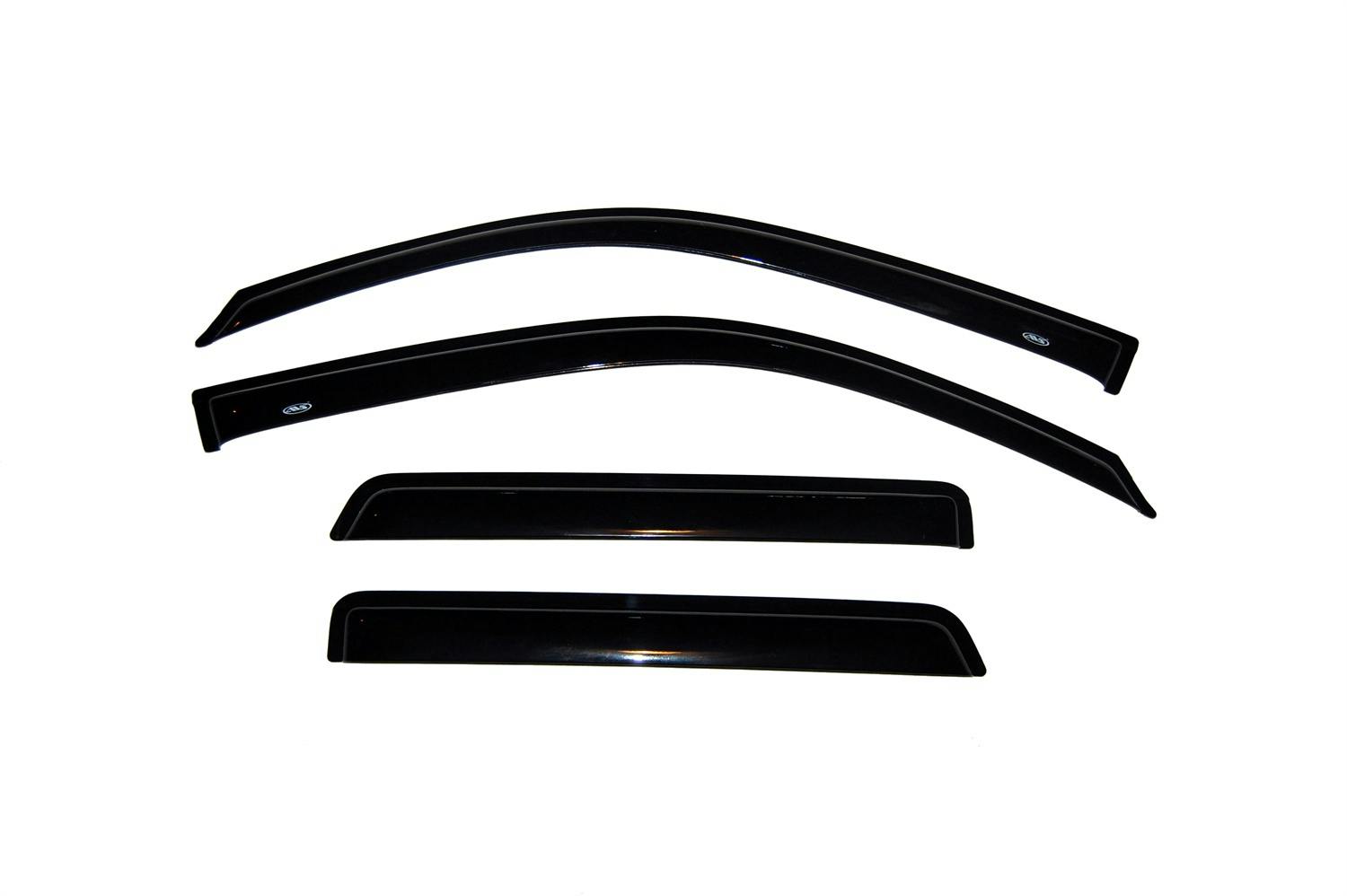 AVS 94733 Ventvisor Deflector; Smoke; Outside Mount; 4 pc.