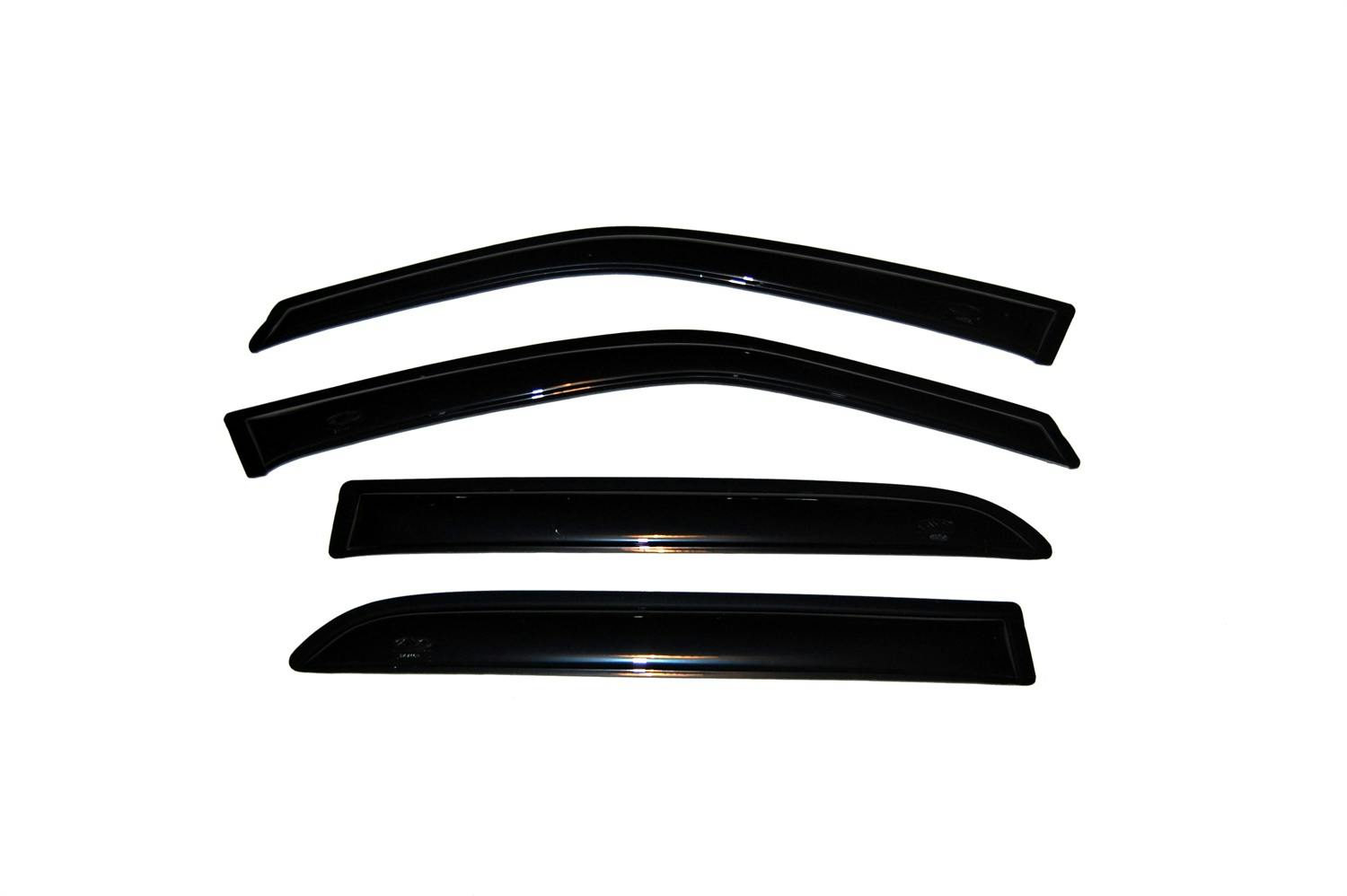 AVS 94746 Ventvisor Deflector; Smoke; Outside Mount; 4 pc.