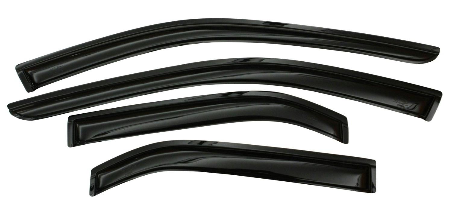 AVS 94806 Ventvisor Deflector; Smoke; Outside Mount; 4 pc.