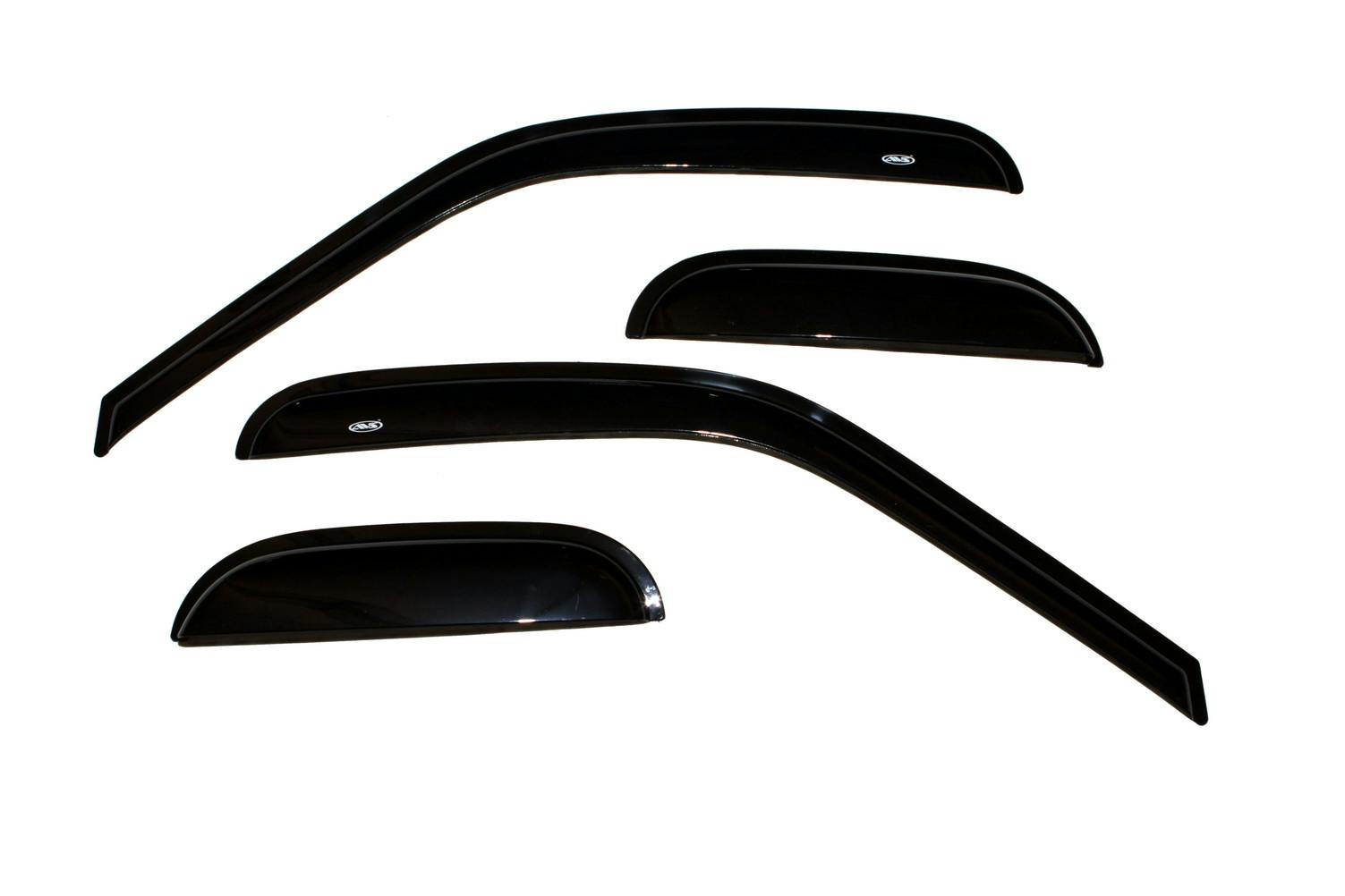 AVS 94808 Ventvisor Deflector; Smoke; Outside Mount; 4 pc.