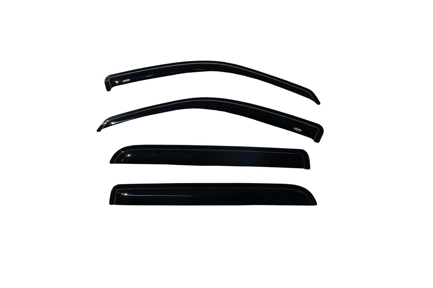 AVS 94819 Ventvisor Deflector; Smoke; Outside Mount; 4 pc.