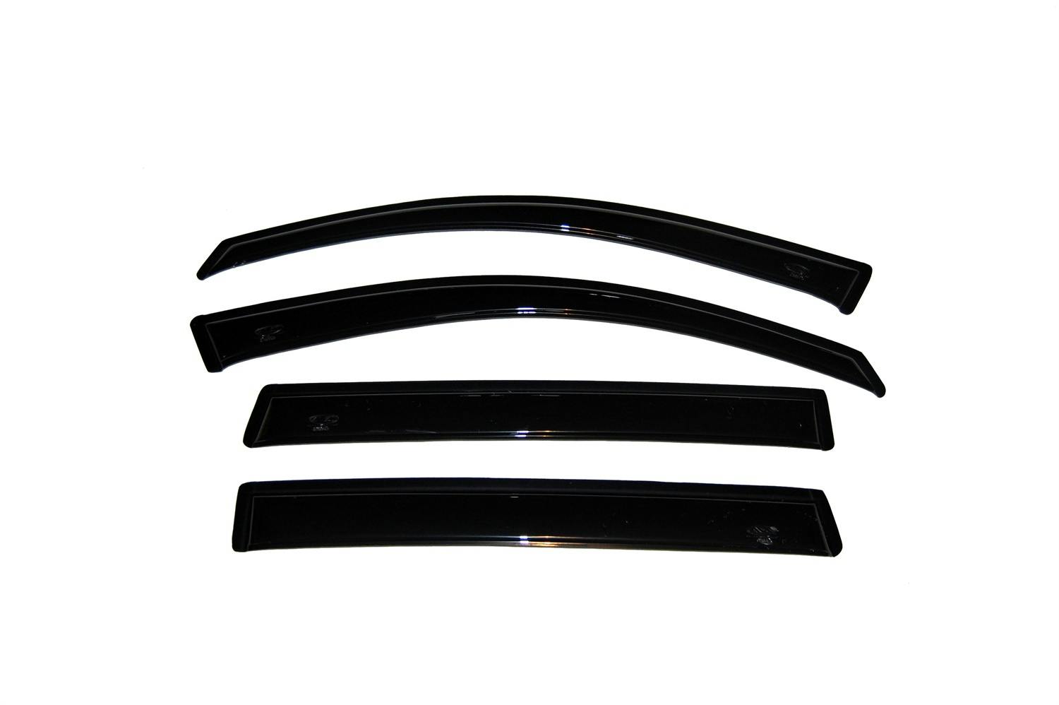 AVS 94837 Ventvisor Deflector; Smoke; Outside Mount; 4 pc.