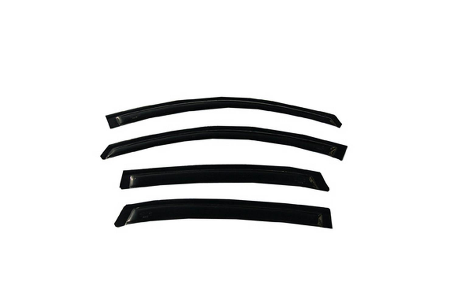 AVS 94843 Ventvisor Deflector; Smoke; Outside Mount; 4 pc.