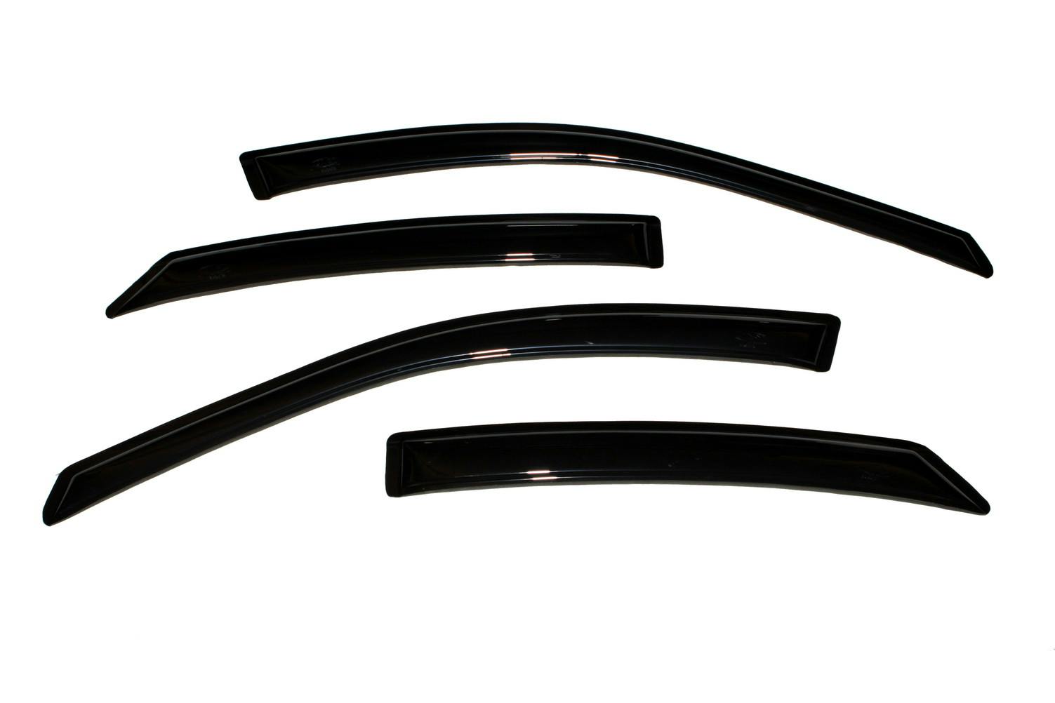 AVS 94847 Ventvisor Deflector; Smoke; Outside Mount; 4 pc.