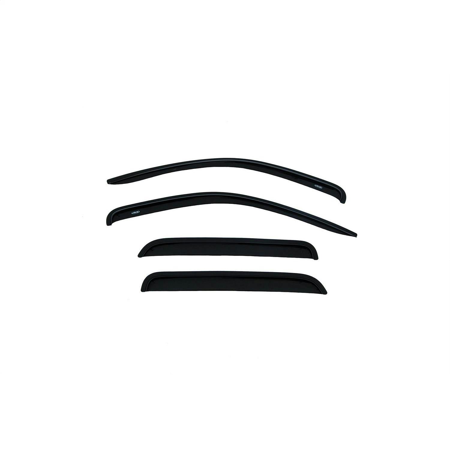 AVS 94852 Ventvisor Deflector; Smoke; Outside Mount; 4 pc.
