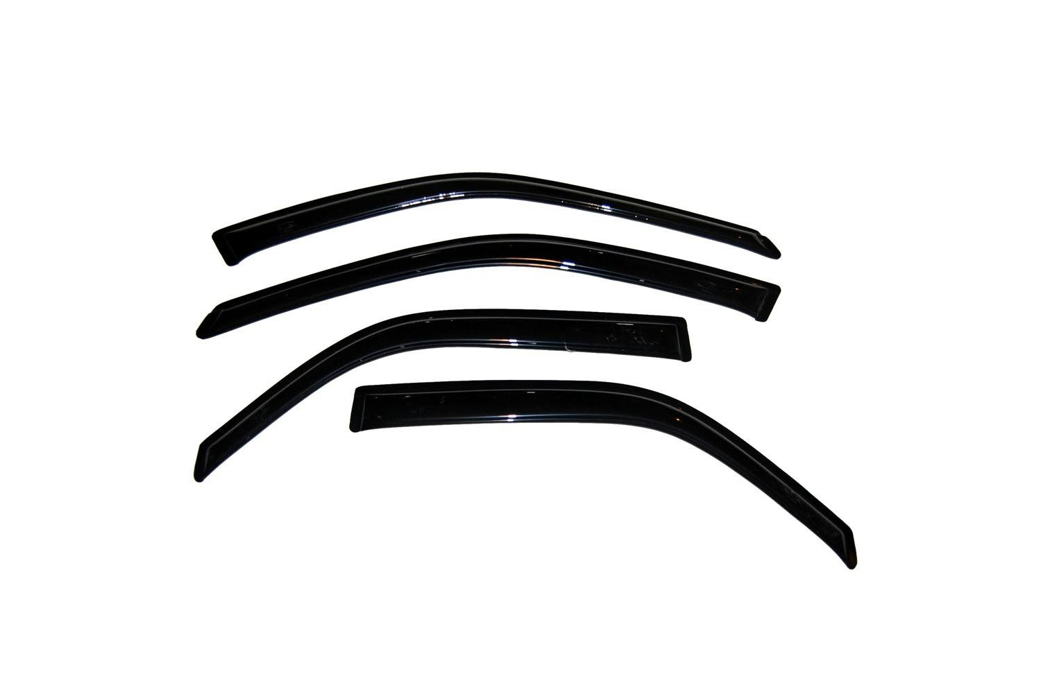 AVS 94856 Ventvisor Deflector; Smoke; Outside Mount; 4 pc.