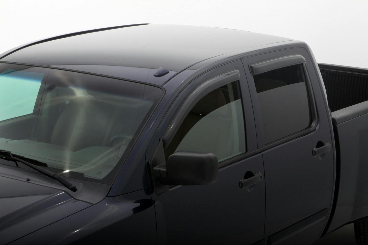 AVS 94858 Ventvisor Deflector; Smoke; Outside Mount; 4 pc.