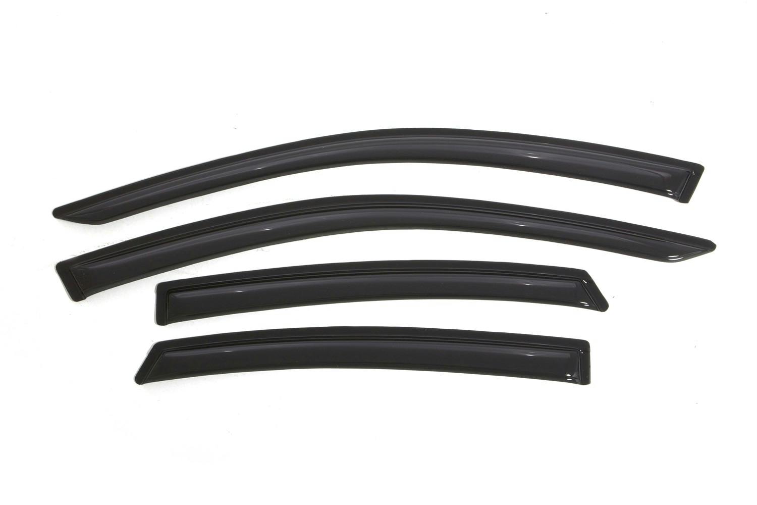 AVS 94861 Ventvisor Deflector; Smoke; Outside Mount; 4 pc.
