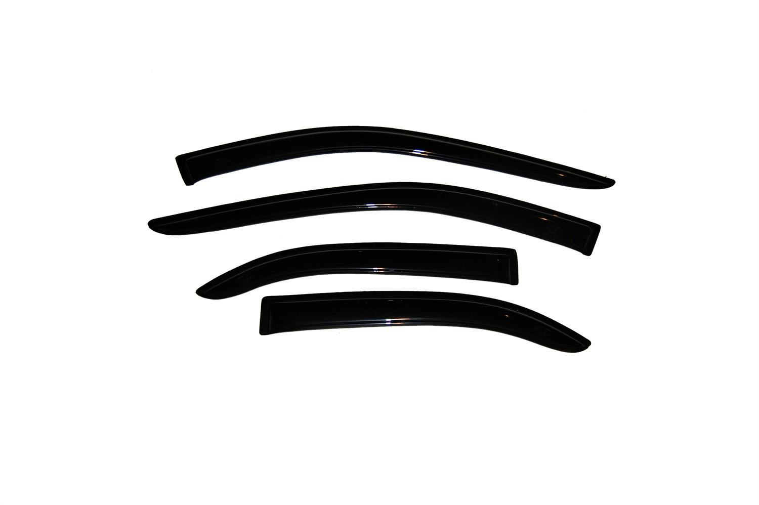 AVS 94910 Ventvisor Deflector; Smoke; Outside Mount; 4 pc.