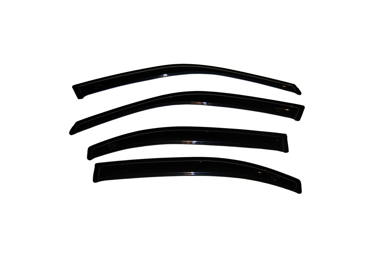 AVS 94911 Ventvisor Deflector; Smoke; Outside Mount; 4 pc.
